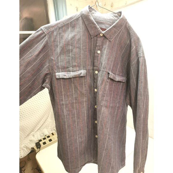 Levis Mens Large Vintage Long Sleeve Oversized Button Up Shirt - Picture 4 of 5